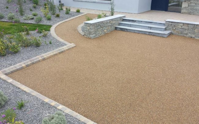 resin bonded driveway